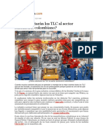 ¿Cómo Afectarán Los TLC Al Sector Automotriz Colombiano?: Viernes 04 de Mayo de 2012 - 12:01 AM