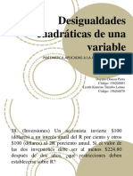 Desigualdades Cuadráticas de Una Variable Ejercicio 38