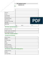 PART ONE: Student Information Name & Contacts