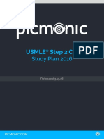 Picmonic USMLE Step 2 CK Study Plan 2016