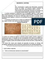 Atividade 12 5o Ano Hist Geo Tema Registros Historia Linguagensculturas Tipos de Energia e Impactos Socioambientais Professor