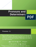 Тема 4. Pronouns and Determiners