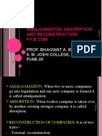 Amalgamation, Absorption and Reconstruction