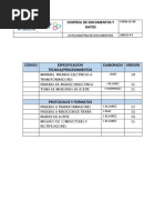 Control de Documentos y Datos