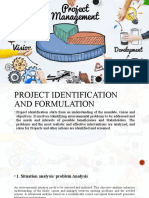 Project Identification and Formulation