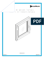 PAN Serie AB Ventana Batiente Interna