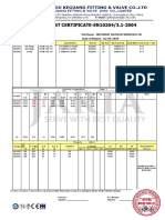 Mill Test Certificate-En10204/3.1-2004