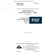 Precast Concrete Pipes (With and Without Reinforcement) - Specification