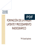 Formación de La Imagen Latente y Procesamiento Radiográfico