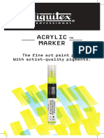 Acrylic Marker: The Fine Art Paint Pen. With Artist-Quality Pigments