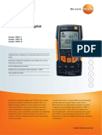 Testo 760 Datasheet 198X 154X MASTER