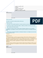 Introdução Ao Controle Interno - Exercícios de Fixação - Módulo II