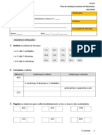 Rodeia Os Números em Que: - o 6 Vale 6 Unidades. - o 5 Vale 5 Dezenas. - o 4 Vale 4 Centenas