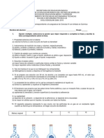 Examen Extraordinario Química 2010