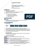 Introduction To Nursing Pharmacology