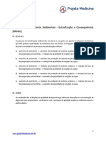 Ecologia - Desequilíbrios Ambientais - Eutrofização e Consequências - (Médio) - (26 Questões)