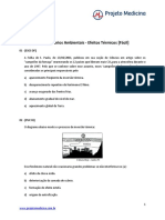 Ecologia - Desequilíbrios Ambientais - Efeitos Térmicos - (Fácil) - (129 Questões)