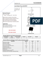 NCE6990K: NCE N-Channel Enhancement Mode Power MOSFET