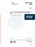 NBR 6489 (ABNT, 2019) - Solo PCE