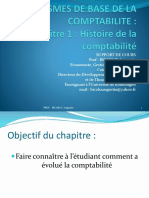 Chapitre N°1 Histoire de La Comptabilite