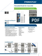 R-KEM II With Threaded Rods For Concrete: Bonded Anchors