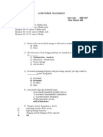 LOW Power VLSI Design Paper PESCE