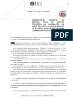 Decreto 5869 2005 Parana PR