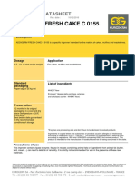 Addigerm Fresh Cake C 0155: Technical Datasheet