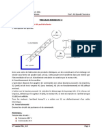 Travaux Diriges #2 Exercice N°1:: Transfert de Pulvérulents