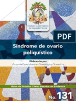 GPC BE No 131 Sindrome de Ovario Poliquistico IGSS