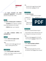 Orações Coordenadas - Resumo