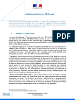 L'exploitation Minière en RD Congo en 2019