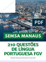 210 Questoes Portugues FGV Manaus