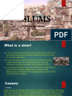 Slums: Causes and Solution