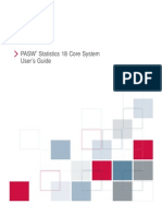 PASW Statistics 18 Core System User's Guide