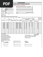 World Vision Ethiopia Per Diem & Hospitality Allowance Settlement Form