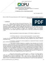 Nota Da DPU Sobre Planos de Saúde