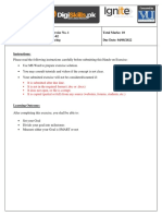 Hands-On Exercise No. 1 Batch-02 Freelancing Total Marks: 10 Due Date: 04/08/2022