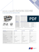 DIESEL ENGINES 10V/12V/16V 2000 M96: Marine