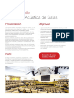 Curso Diseno Acustica Salas La Salle Campus Barcelona