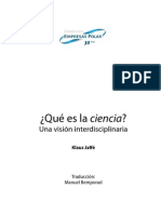 Jaffe Klaus - Que Es La Ciencia - Una Vision Interdisciplinaria