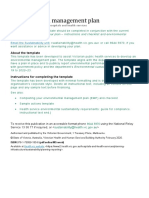 Environmental Management Plan Template