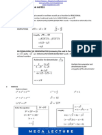 As Pure Maths Revision Notes: 1 Surds