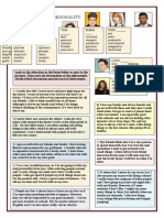 Character and Personality Information Gap Activities Oneonone Activities Rea 140751