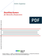 Instituciones Del Derecho Financiero