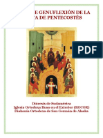 Visperas de Genuflexion Pentecostes