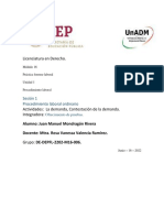 Licenciatura en Derecho.: Sesión 1 Procedimiento Laboral Ordinario