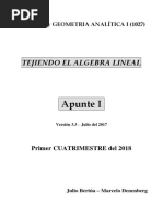 Apunte-I - Algebra 1 - Unlam