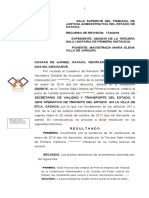 "PRIMERO.-Esta Tercera Sala Unitaria de Primera Instancia Del Tribunal