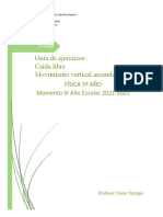 Física 5º Año Guía de Ejercicios Mmto II1 21-22 Ca (Ida Libre-Movimiento Ascendente